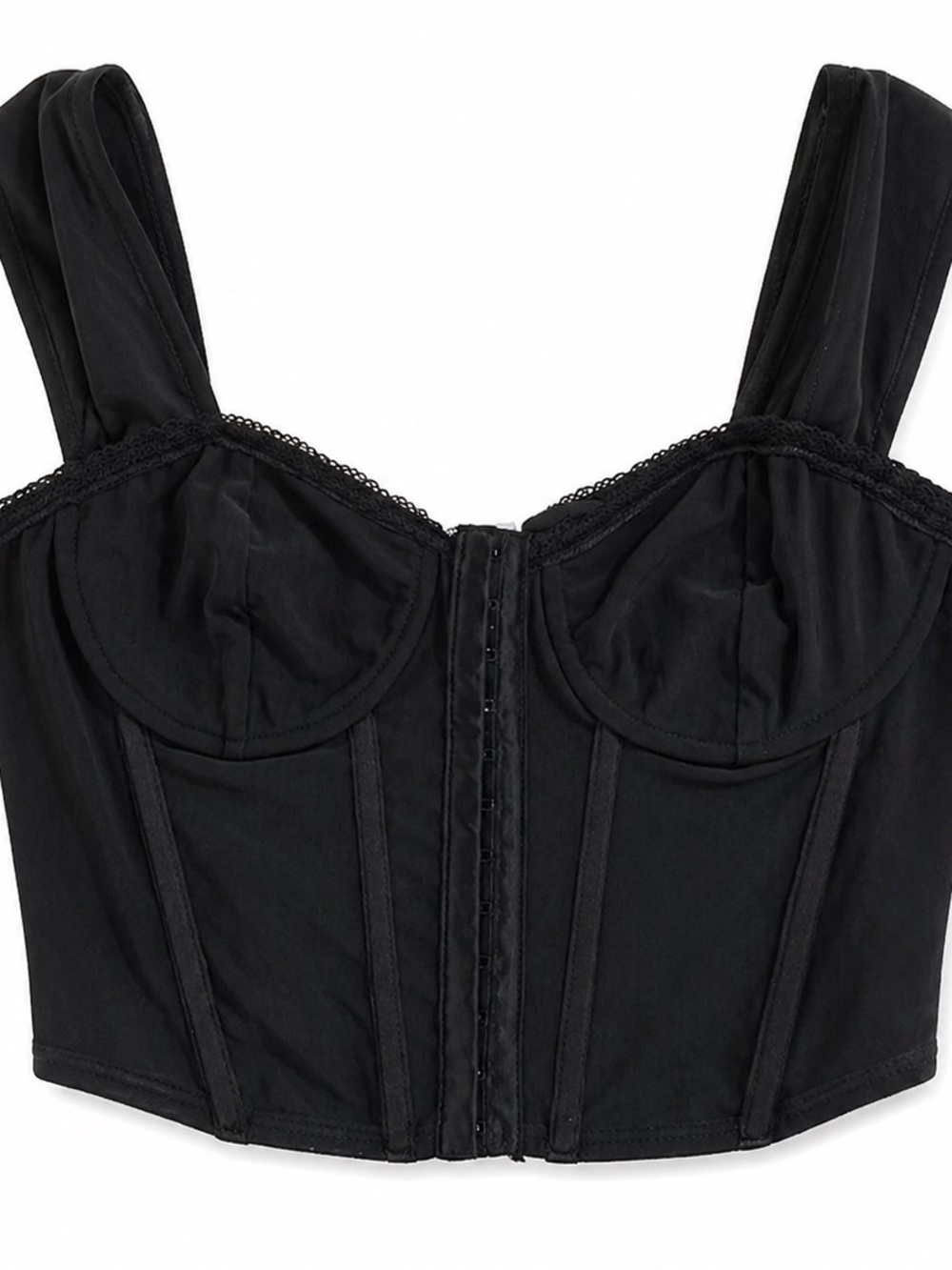Black Bustier Corset Top - Women Intimates & Sleepwear